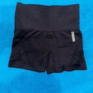 Gymshark Women's Black Athletic Shorts